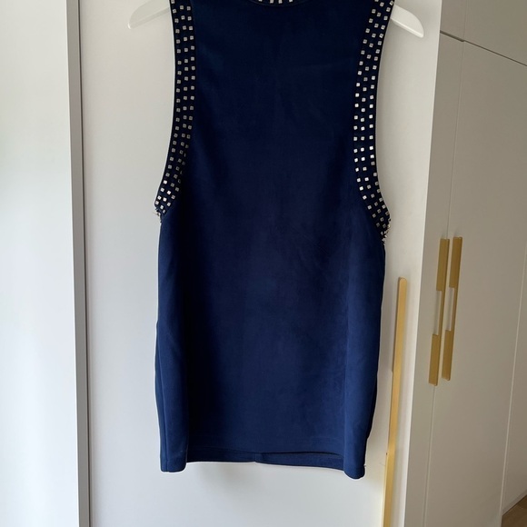 faux Suede Studded mini dress - Picture 9 of 11